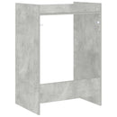 Vaskemaskine Skab Betongrå 67,5 x 48 x 97 cm Konstrueret træ