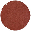 Trædesten 6 pcs Rød Ø 45 x 1,8 cm Gummi