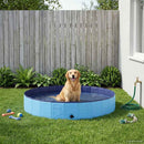 Hund Pool Ø200 x 30 cm Tykt PVC Blå