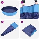 Hund Pool Ø200 x 30 cm Tykt PVC Blå