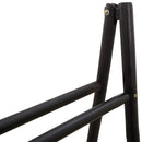 Dobbelt-sidet tæppe stige Sort 50 x 50 x 159 cm Bambus