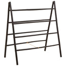 Dobbelt-sidet tæppe stige Sort 90 x 50 x 100 cm Bambus