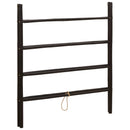 Dobbelt-sidet tæppe stige Sort 90 x 50 x 100 cm Bambus