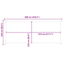 Solskygge sejl Sandfarvet 6 x 2,5 m 100% polyester Oxford