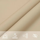 Solskygge sejl Beige 6 x 2,5 m 100% polyester Oxford