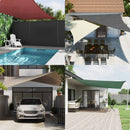 Solskygge sejl Beige 6 x 2,5 m 100% polyester Oxford