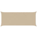 Solskygge sejl Beige 6 x 2,5 m 100% polyester Oxford