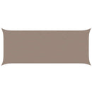 Solskygge sejl Gråbrun 6 x 2,5 m 100% polyester Oxford