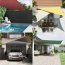 Solskygge sejl 3 x 3 x 4,24 m 100% polyester Oxford Trekantet