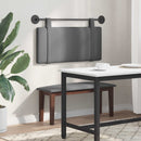 Hængende sengegavl Mørkegrå Stof