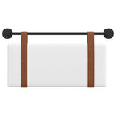 Hængende sengegavl Hvid Antik PU