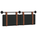 Hængende Hovedgavl Vægmonteret Sort 130 x 55 x 5 cm Antik PU