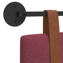 Hængende Hovedgavl Vægmonteret Vinrød 130 x 55 x 5 cm Antik PU