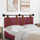 Hængende Hovedgavl Vægmonteret Vinrød 130 x 55 x 5 cm Antik PU