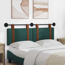 Hængende Hovedgavl Ensfarvet Mørkegrøn 130 x 55 x 5 cm Antik PU