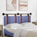 Hængende Hovedgavl Ensfarvet Jeans blå 130 x 55 x 5 cm Antik PU