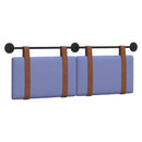 Hængende Hovedgavl Ensfarvet Jeans blå 130 x 55 x 5 cm Antik PU
