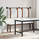 Hængende Hovedgavl Vægmonteret Hvid 150 x 55 x 5 cm Antik PU