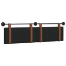 Hængende Hovedgavl Vægmonteret Sort 190 x 55 x 5 cm Antik PU