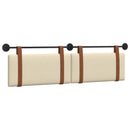Hængende Hovedgavl Vægmonteret Creme 190 x 55 x 5 cm Antik PU