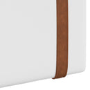 Hængende Hovedgavl Vægmonteret Hvid 190 x 55 x 5 cm Antik PU