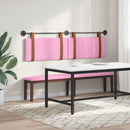 Hængende Hovedgavl Vægmonteret Lyserød 190 x 55 x 5 cm Antik PU