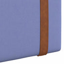 Hængende Hovedgavl Ensfarvet Jeans blå 190 x 55 x 5 cm Antik PU