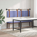 Hængende Hovedgavl Ensfarvet Jeans blå 190 x 55 x 5 cm Antik PU