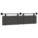 Hængende sengegavl Sort Antik PU