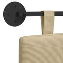 Hængende sengegavl Velourstof