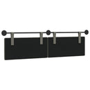 Hængende sengegavl Velourstof