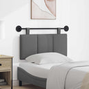 Hængende sengegavl Mørkegrå Stof