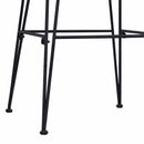 Barbænk 2 stk. Naturfarvet 44 x 45 x 76 cm Rattan og Stål