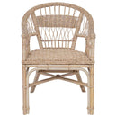 Staplestol Naturfarvet 60 x 60 x 81 cm Rattan