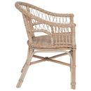 Staplestol Naturfarvet 60 x 60 x 81 cm Rattan