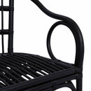 Staplestol Sort 58 x 60 x 81 cm Rattan