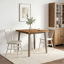 Dining table med live edge 80 x 80 x 75 cm Massivt Akacietræ