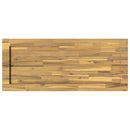 Rektangulært Bordplade 130 x 50 x 3,2 cm Rektangulær
