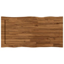 Live Edge Bordplade 110 x 60 x 3,2 cm Rektangulær
