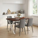 Dining table med live edge 90 x 55 x 75 cm Massivt Akacietræ