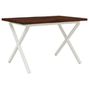 Dining table med live edge 90 x 55 x 75 cm Massivt Akacietræ