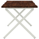 Dining table med live edge 90 x 55 x 75 cm Massivt Akacietræ
