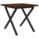 Dining table med live edge 70 x 70 x 75 cm Massivt Akacietræ