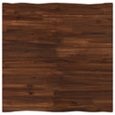 Dining table med live edge 70 x 70 x 75 cm Massivt Akacietræ