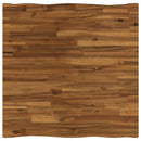 Dining table med live edge 70 x 70 x 75 cm Massivt Akacietræ