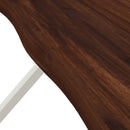 Dining table med live edge 120 x 80 x 75 cm Massivt Akacietræ
