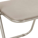 Sammenklappelig stol 8 pcs Sandfarvet 48 x 43,5 x 81 cm