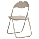 Sammenklappelig stol 8 pcs Sandfarvet 48 x 43,5 x 81 cm