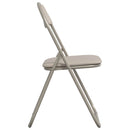 Sammenklappelig stol 8 pcs Sandfarvet 48 x 43,5 x 81 cm