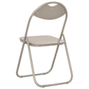 Sammenklappelig stol 2 pcs Sandfarvet 48 x 43,5 x 81 cm